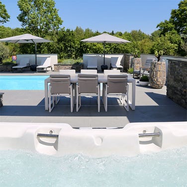 Jacuzzi en tuinset