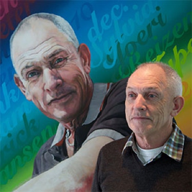 Huub zelfportret